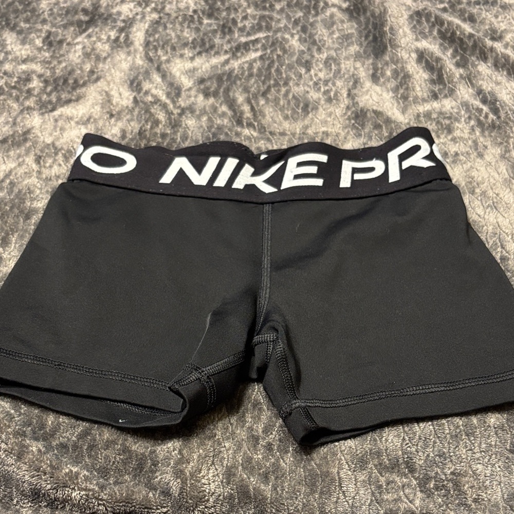 Nike Pro Kids Black Shorts